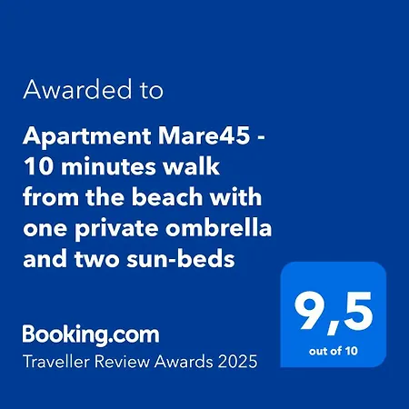 Mare45 - 10 Minutes Walk From The With One Private Ombrella And Three Sun-beds Apartamento Eraclea Mare
